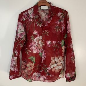 100% Authentic Gucci Duke Blooms Floral Shirt